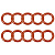 VMQ 010,0х3,0  Кольцо рез.